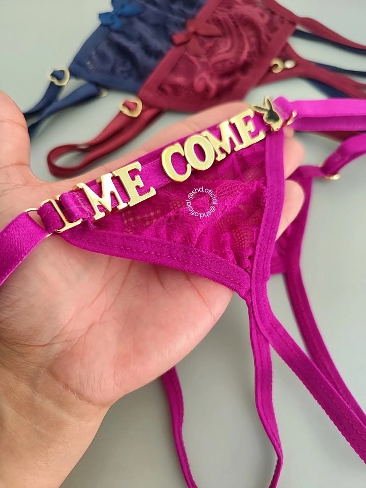 Calcinha Apressadinha Renda - Personalizável  - imagem 1