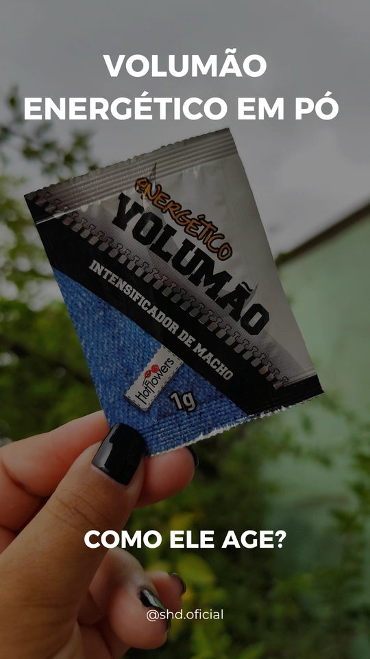 Energético Intensificador Masculino Em Pó - Volumão - imagem 2