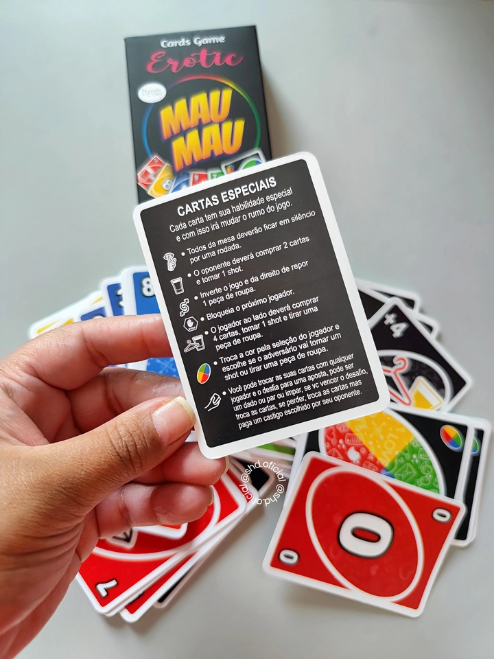 Mau Mau - "Uno" Erótico | Jogo para Encontros Entre Amigos - imagem 2