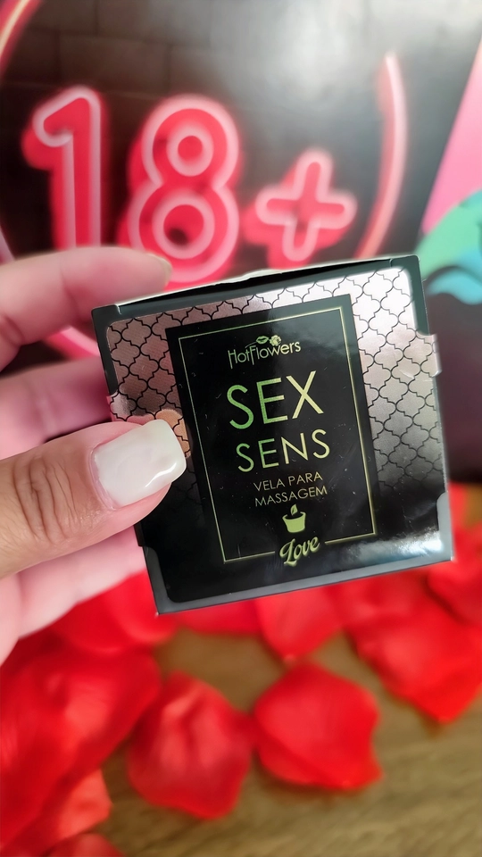 Vela de Massagem Aromática Sex Sens - imagem 1