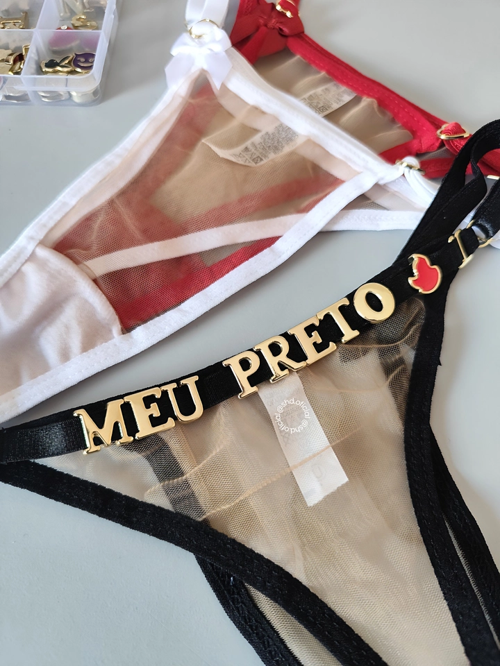 Calcinha Ilusion - Personalizável (tule transparente) - imagem 3
