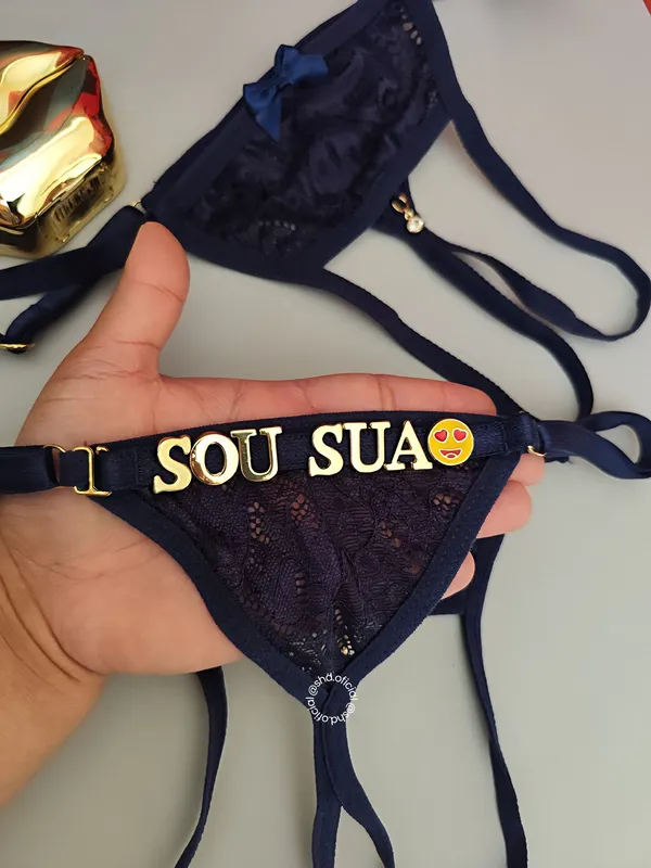 Calcinha Apressadinha Renda - Personalizável  - imagem 2