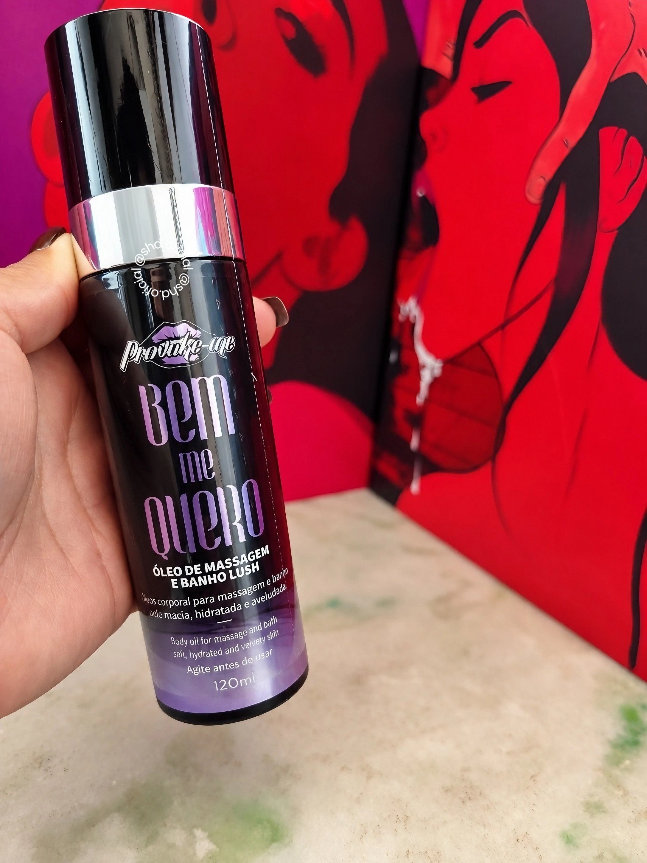 Óleo de massagem e banho Lush - Bem Me Quero - 1