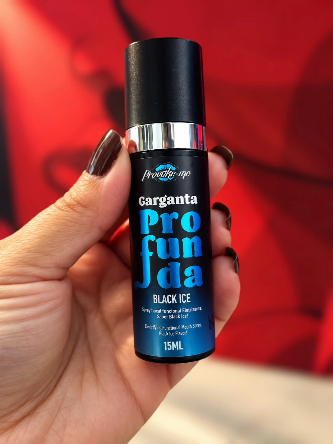 Spray Para Garganta Profunda Extra Forte - Black Ice ❄️ - 1
