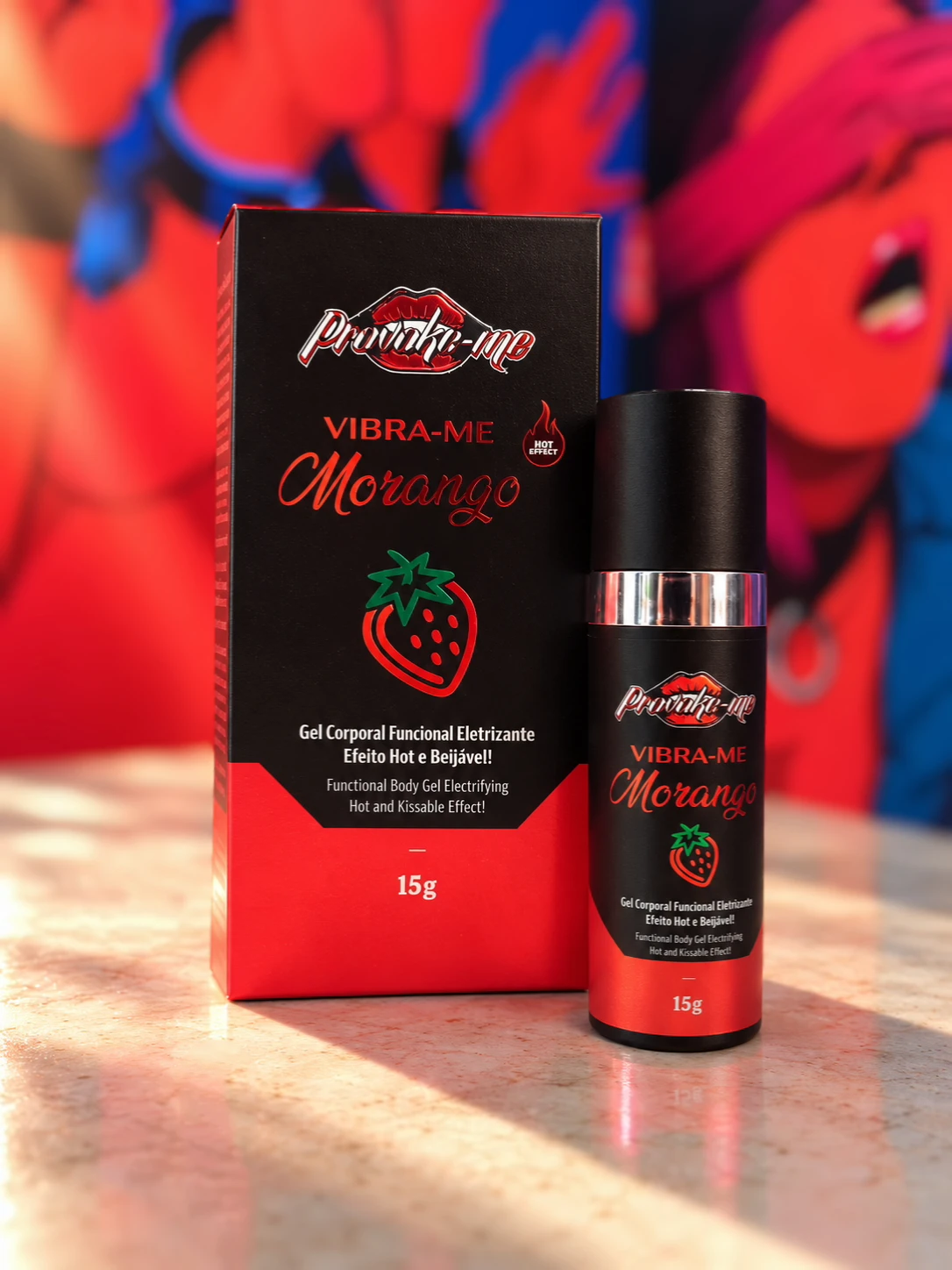 Vibra-Me • Morango Hot (hot insano) - 1