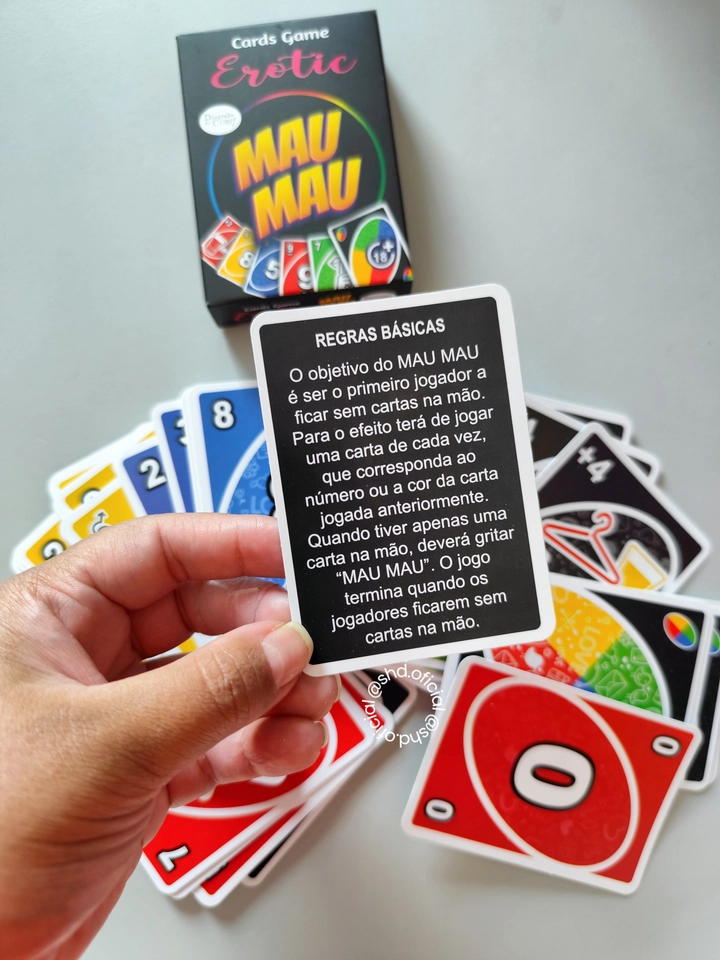 Mau Mau - "Uno" Erótico | Jogo para Encontros Entre Amigos - imagem 3
