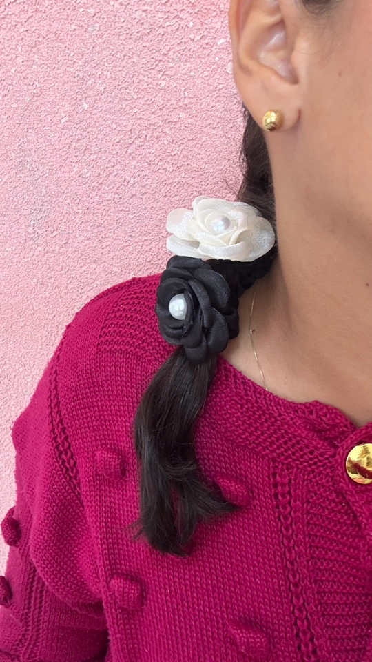 Scrunchie flor  - imagem 2