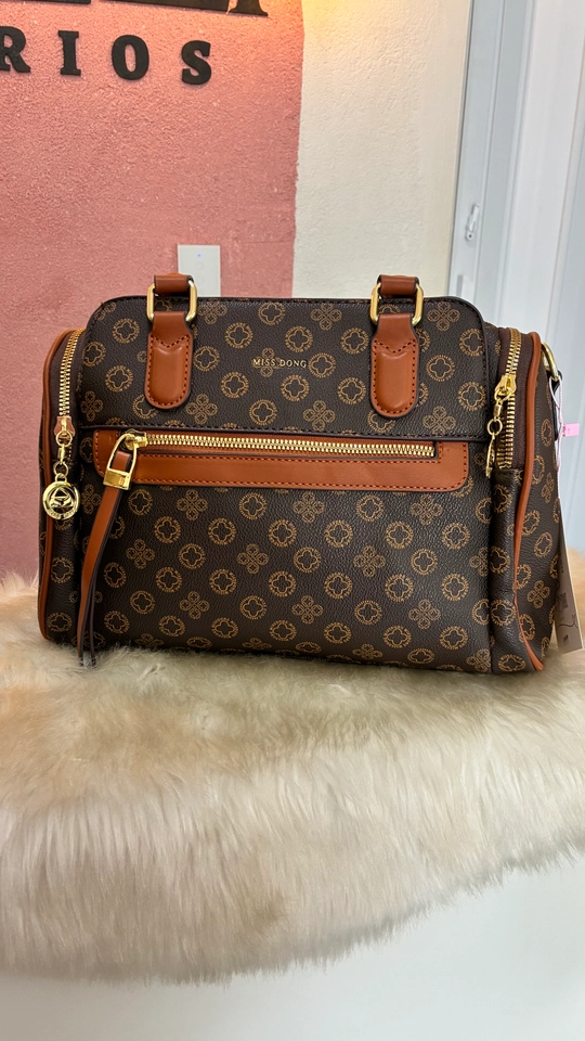 Bolsa baú estampada  - 2