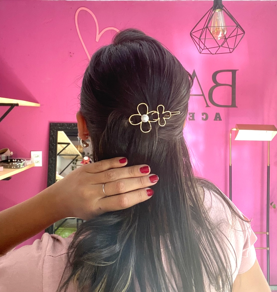 Presilha click flor  - 2