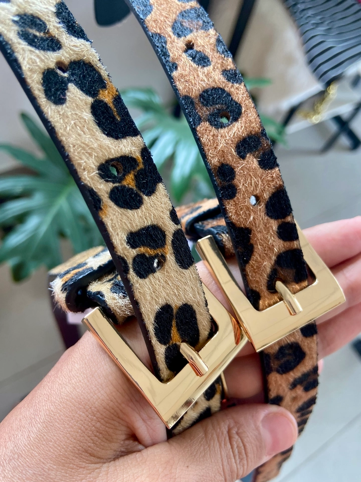 Cinto animal print