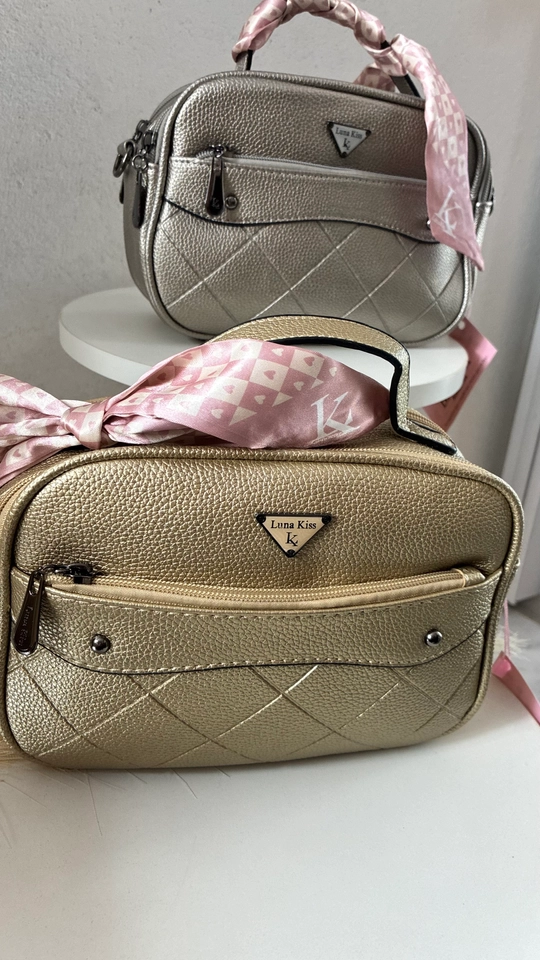 Bolsa média com lenço  - 3