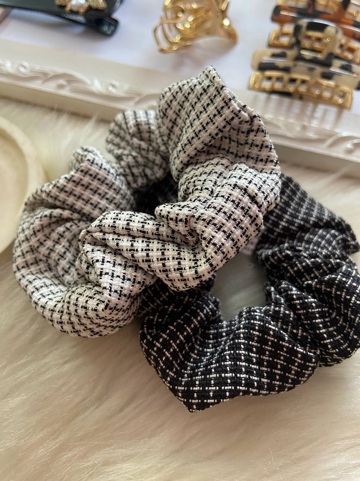 scrunchie minimalista 