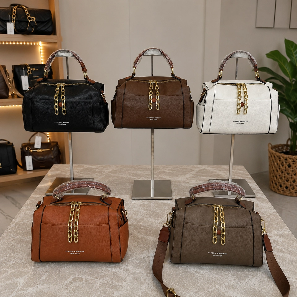 Bolsa baú com correntaria  - 3
