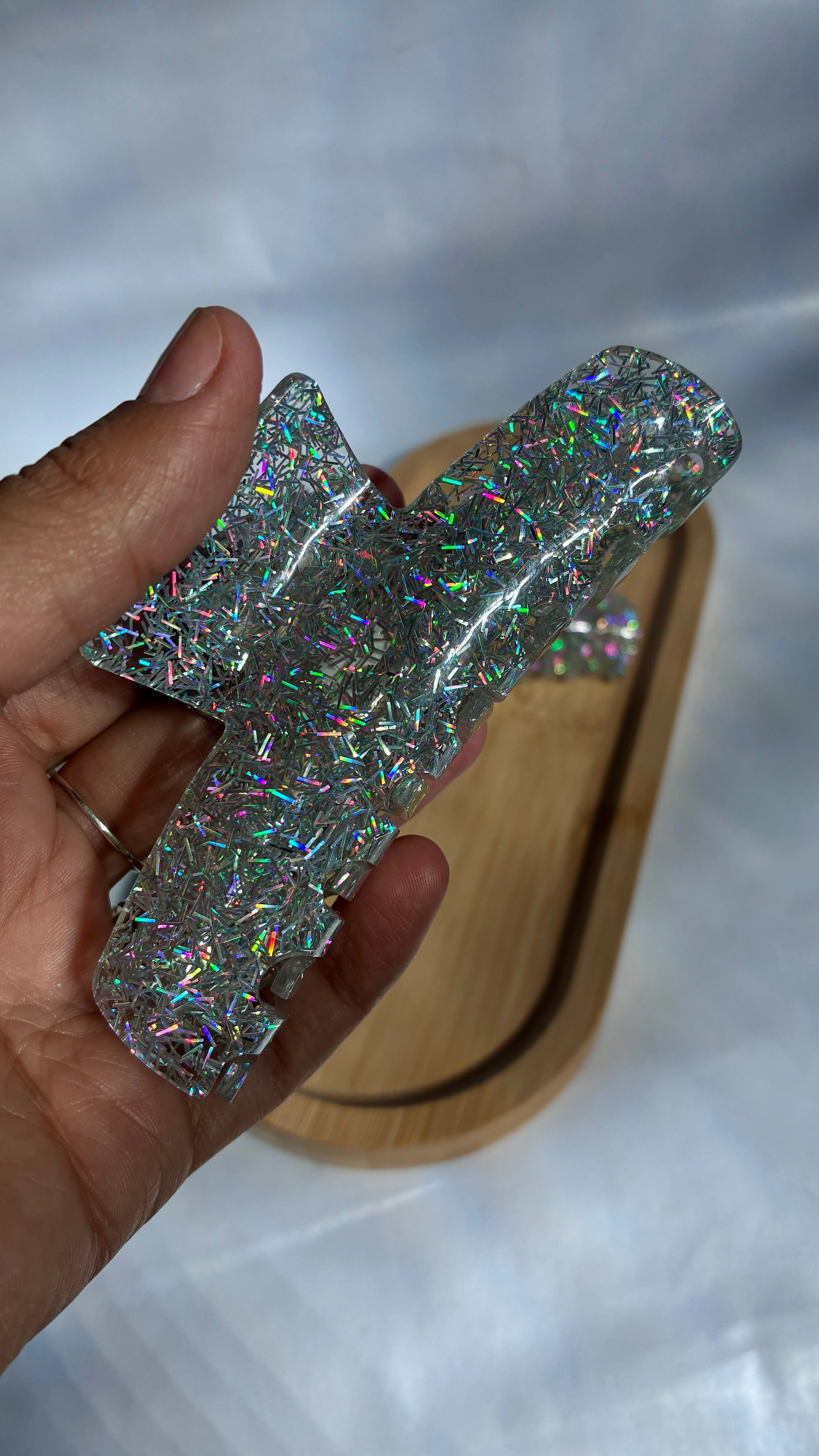 Pregadeira holográfica  - Grande  - 2
