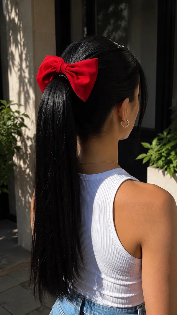 Scrunchie laço alfaiataria  - imagem 2