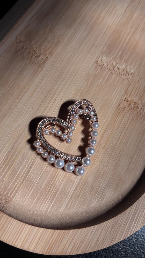 Broche coração 