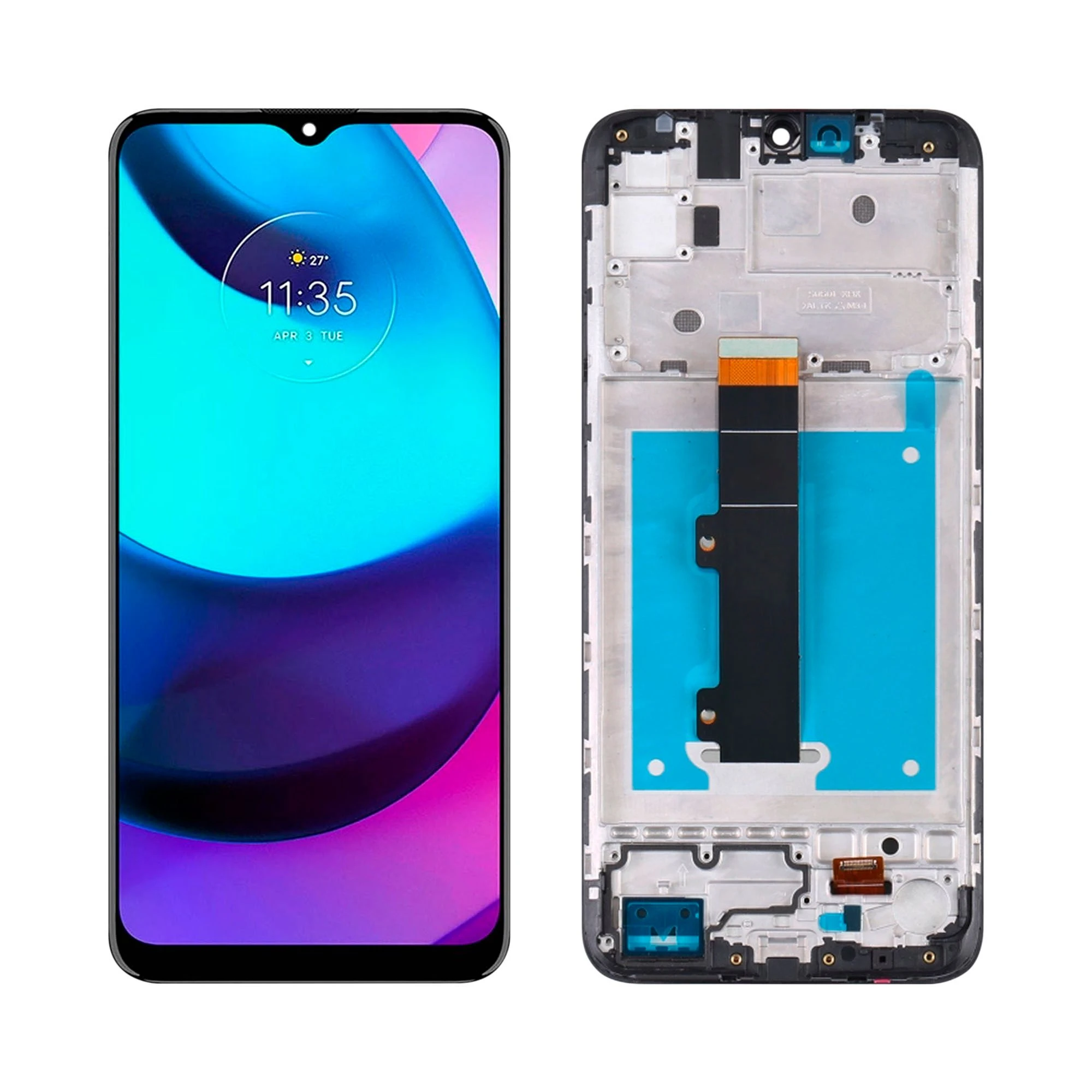 Tela frontal Moto E20 Xt2155 Com Aro - 1