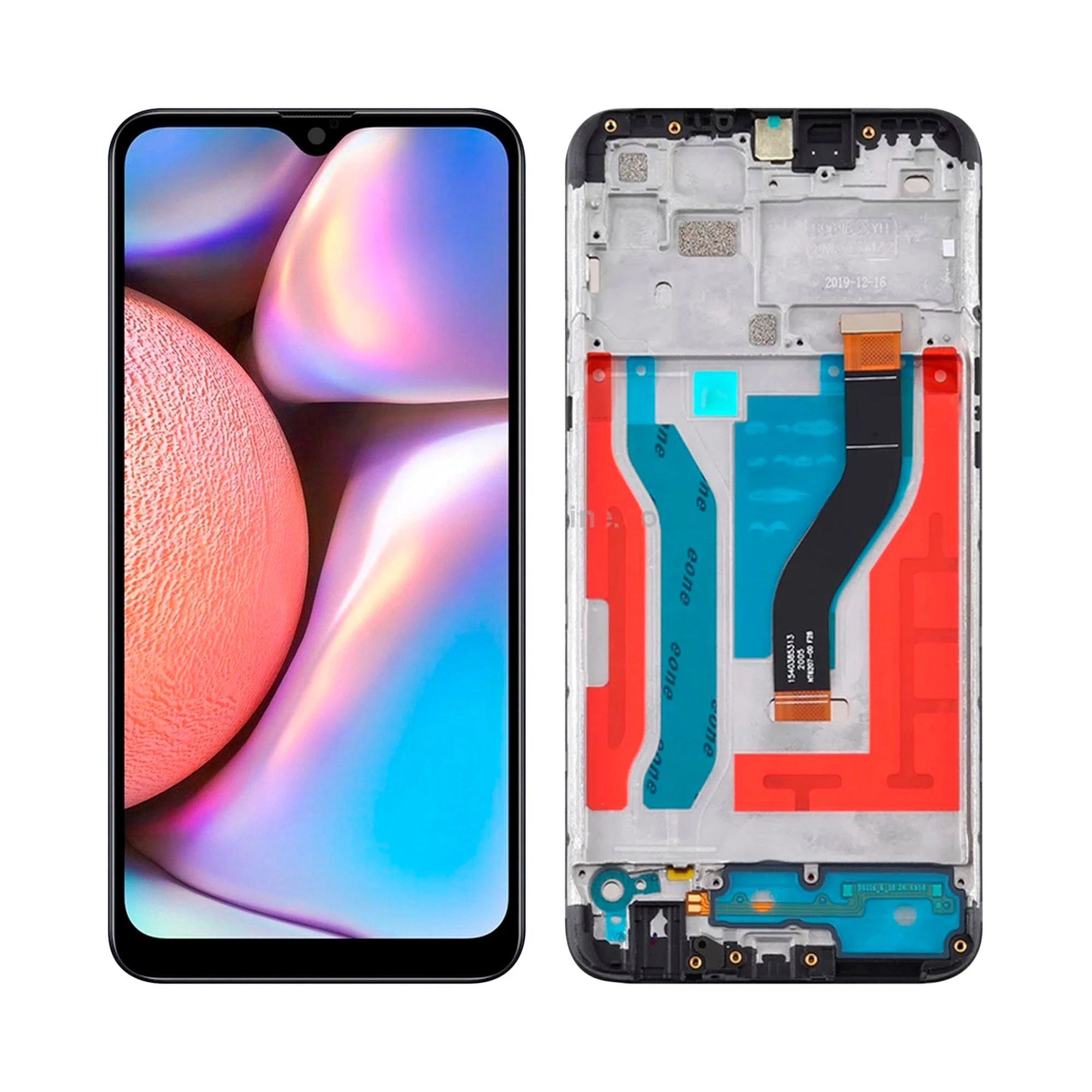 Tela frontal Samsung A10s A107 com aro - 1