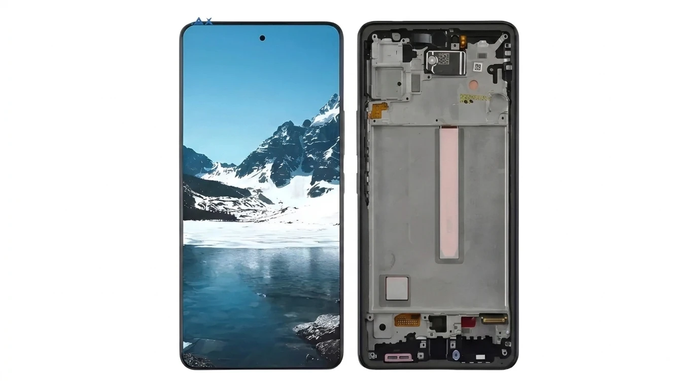 Tela frontal Samsung A53 A536 Oled Com Aro - 1