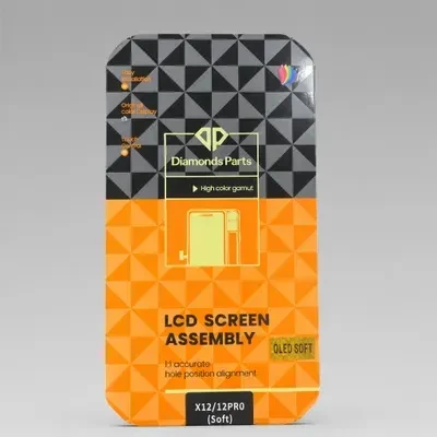 Tela frontal iPhone 12-12 Pro soft oled diamonds  - 1