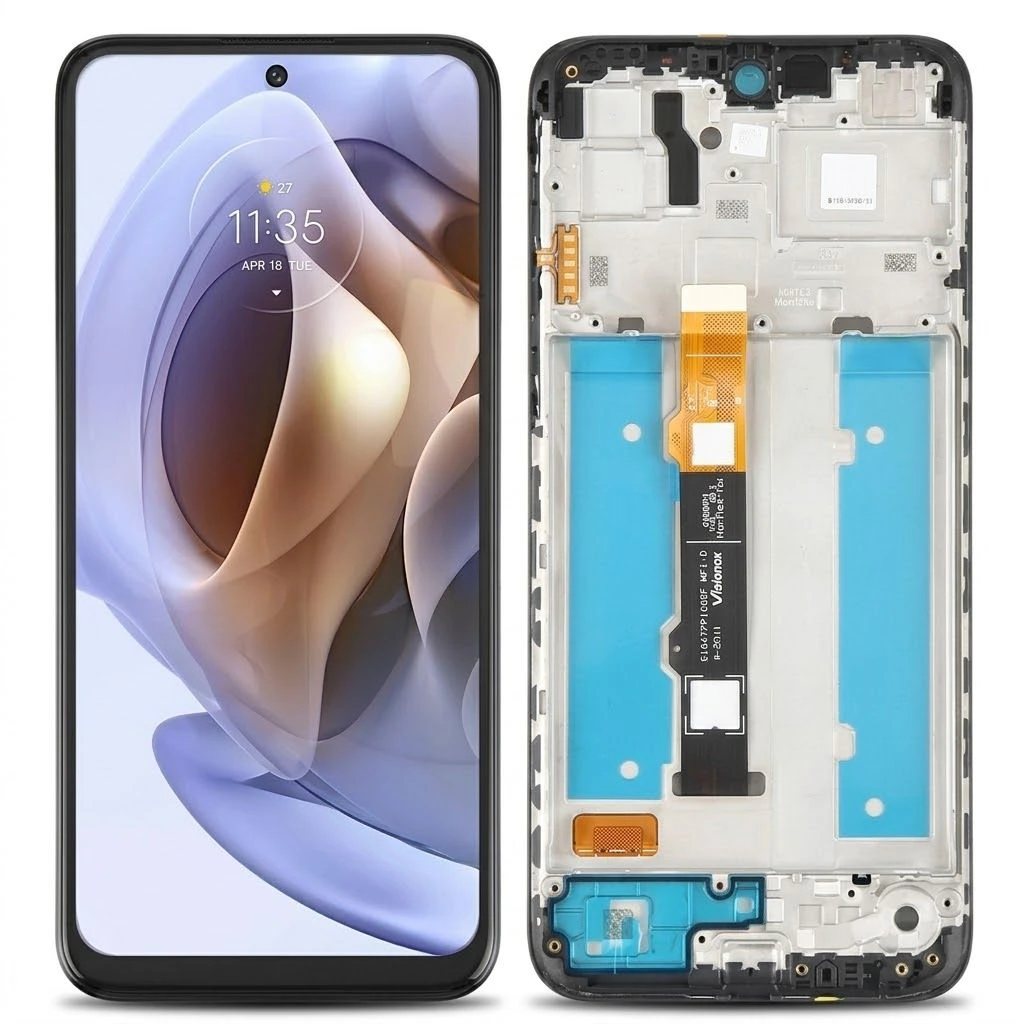 Tela frontal Moto G42 Incell diamonds XT2233-2 Com Aro - 1
