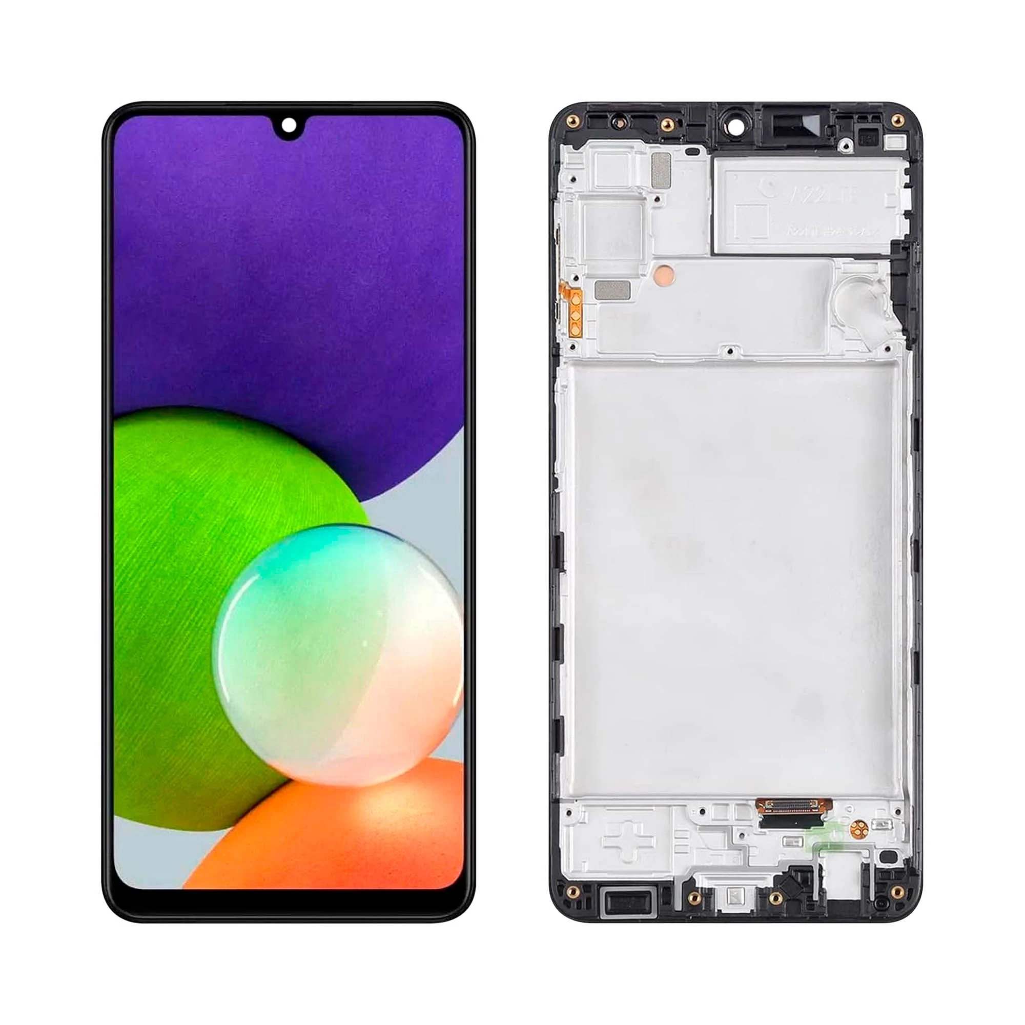 Tela frontal Samsung A22 4G A225 Tled Com Aro - 1