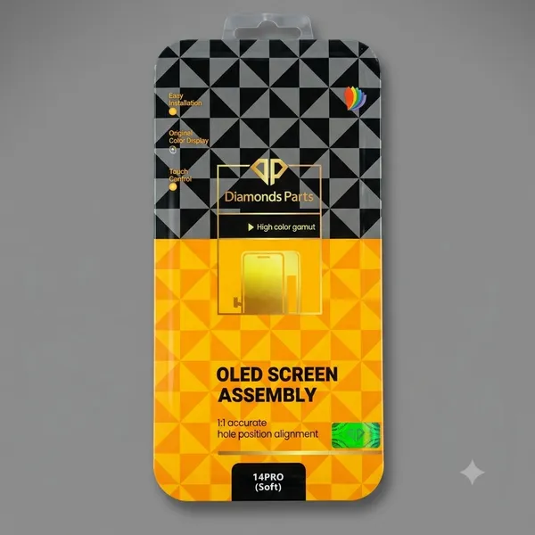 Tela frontal iPhone 14 pro soft oled diamonds 
