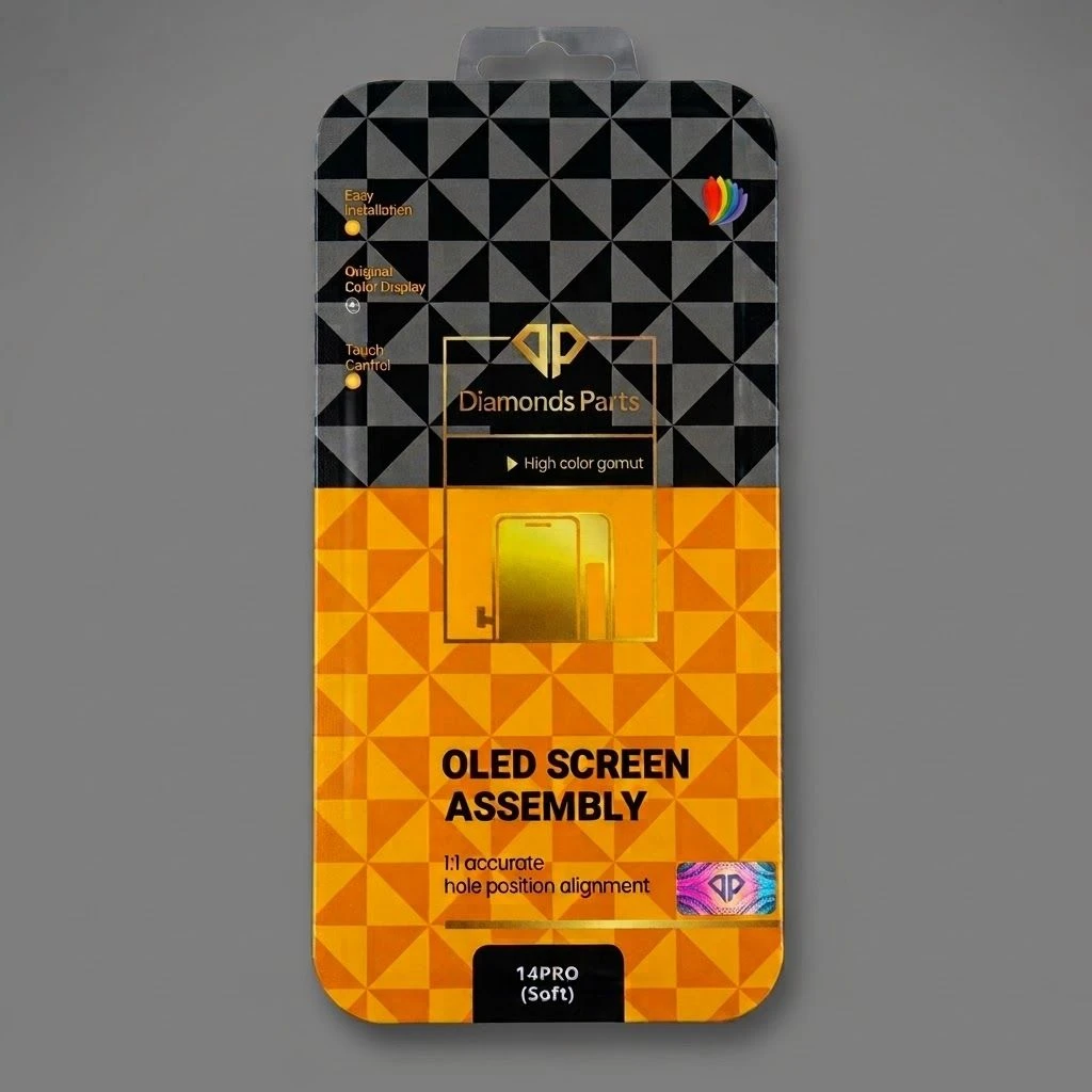 Tela frontal iPhone 14 pro soft oled diamonds  - 1