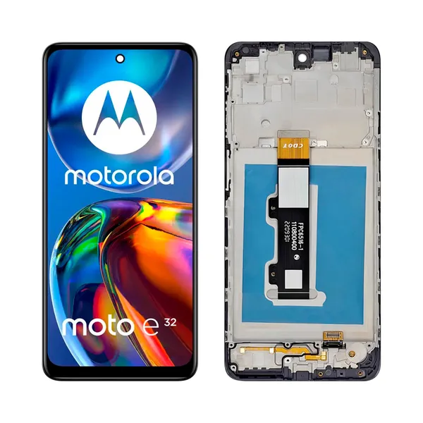 Tela Display Lcd Motorola Moto E32 Xt2227 Com Aro