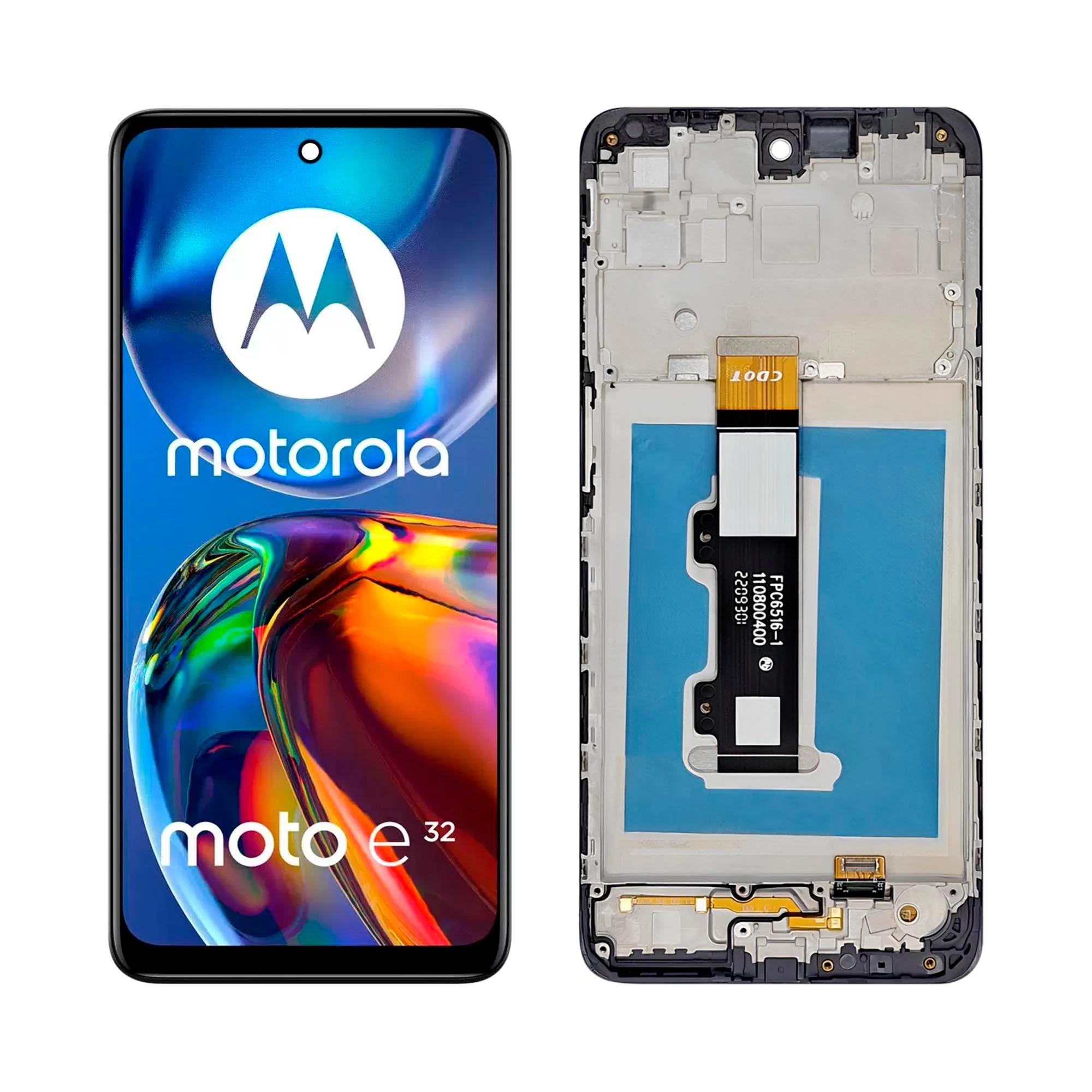 Tela Display Lcd Motorola Moto E32 Xt2227 Com Aro - 1