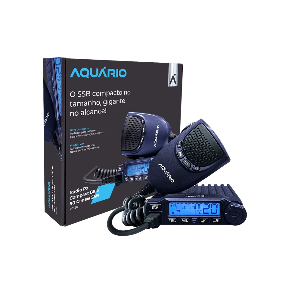 Mini Rádio PX 80 Canais SSB RP-70 - 3