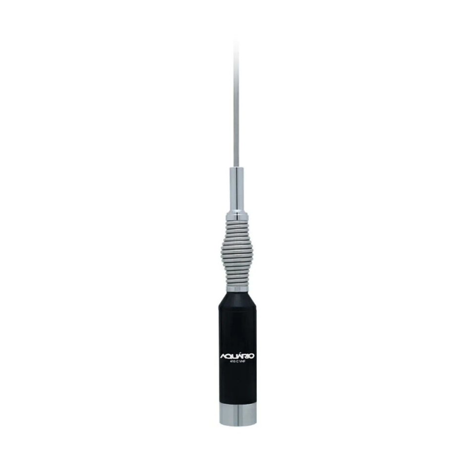Antena Móvel Carro 5/8 VHF Faixa 2 metros Base Mola Ref M-410C