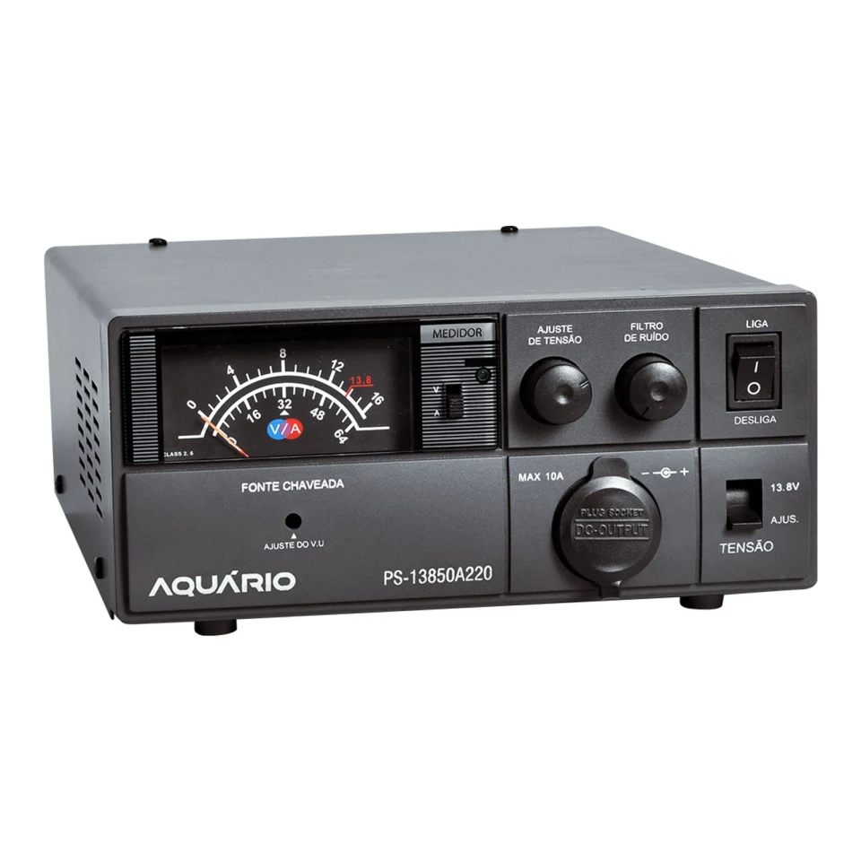 Fonte de alimentação 50A analógica para 220V Ref PS-13850A220