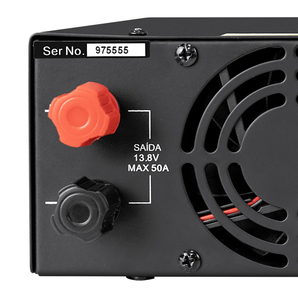 Fonte de alimentação 50A analógica para 220V Ref PS-13850A220 - 4
