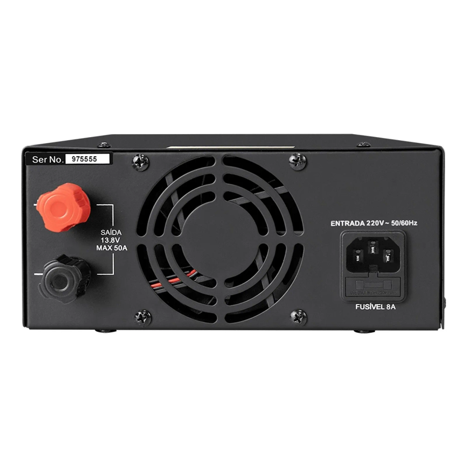 Fonte de alimentação 50A analógica para 220V Ref PS-13850A220 - 3