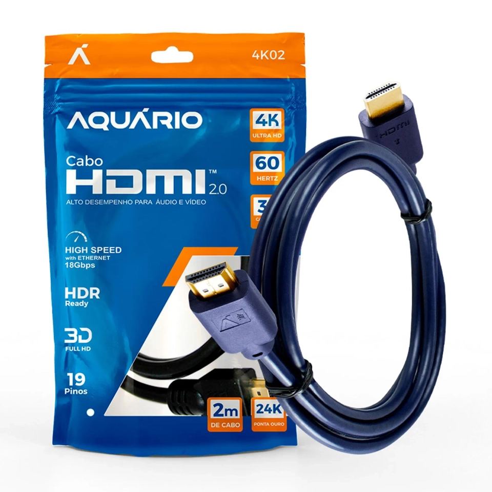 Cabo HDMI 2.0 4K de 2 metros - 3
