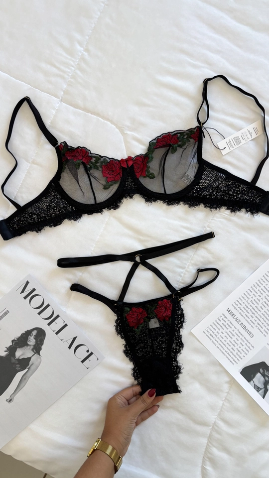 Lingerie Marseille  | Tule Bordado - imagem 1