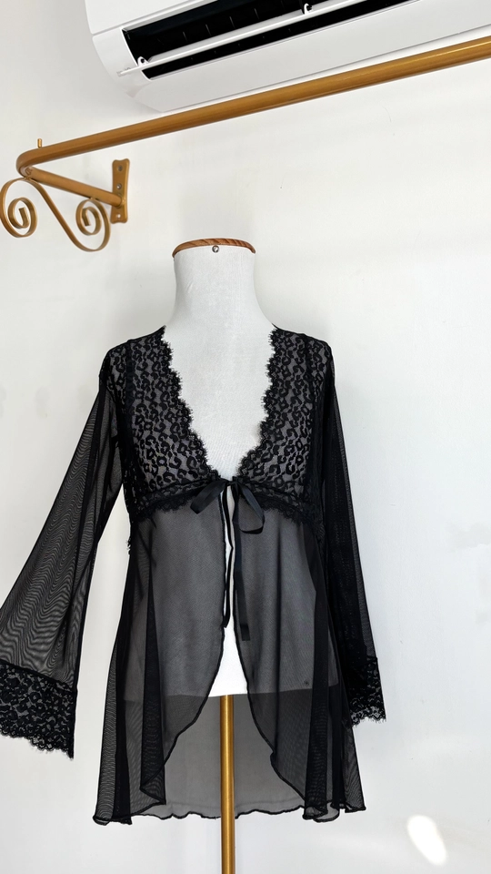Robe Seduce Tule | Preto - imagem 1