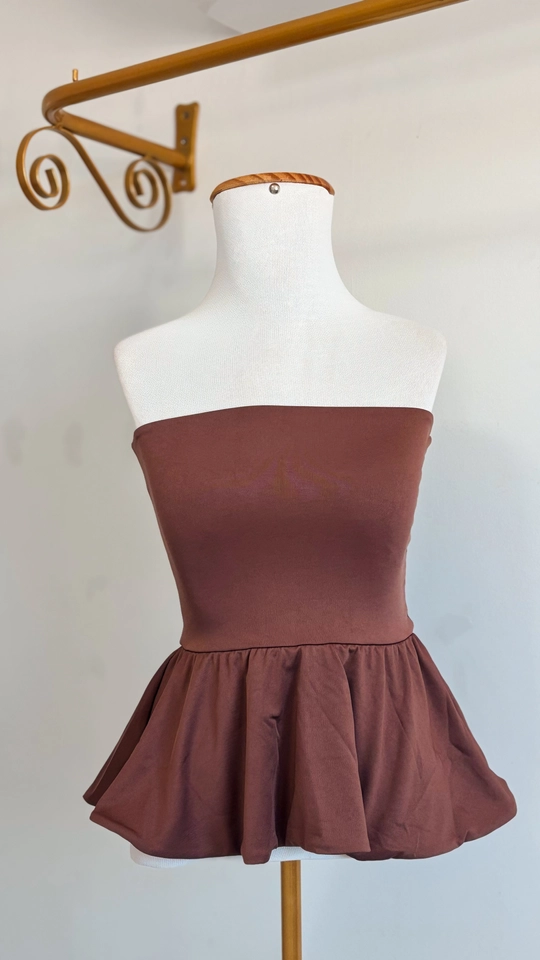 Blusa Peplum Ombro Nu - imagem 1