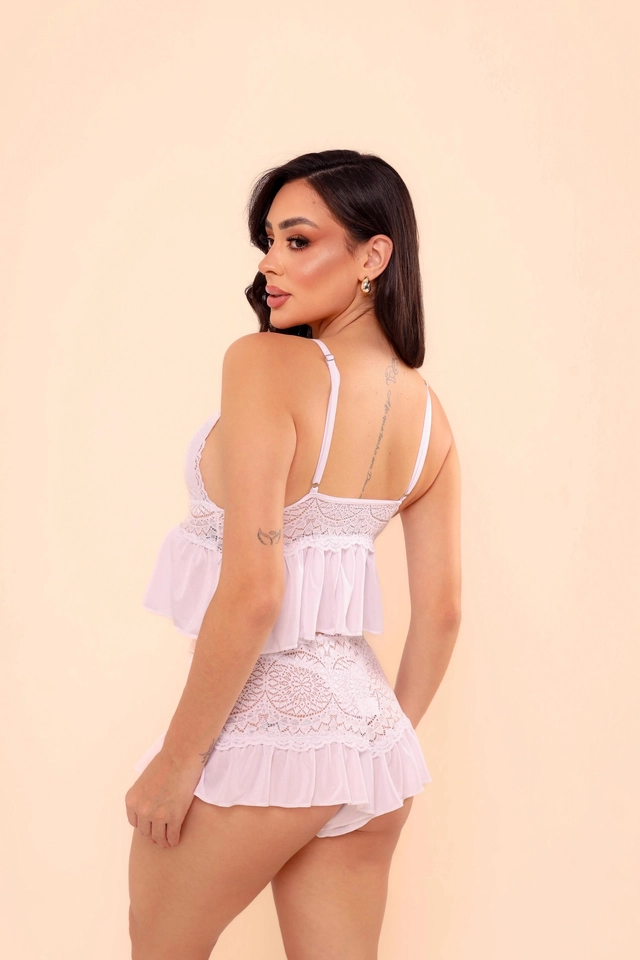 Short Doll Mayfair - Branco - 2