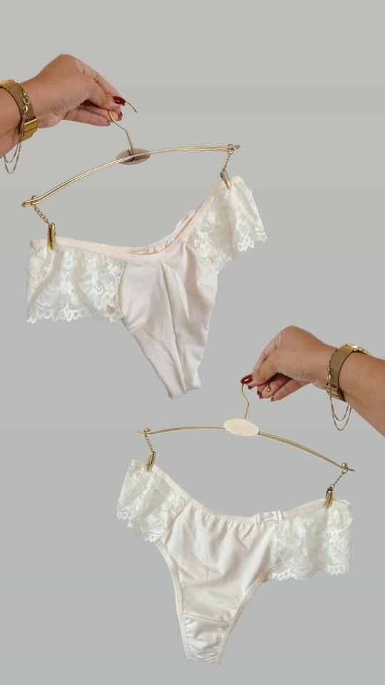 Camisola Pérola + Calcinha |  Marfim - imagem 5