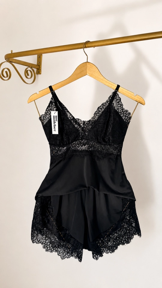 Short Doll Chantelle - Preto - imagem 1
