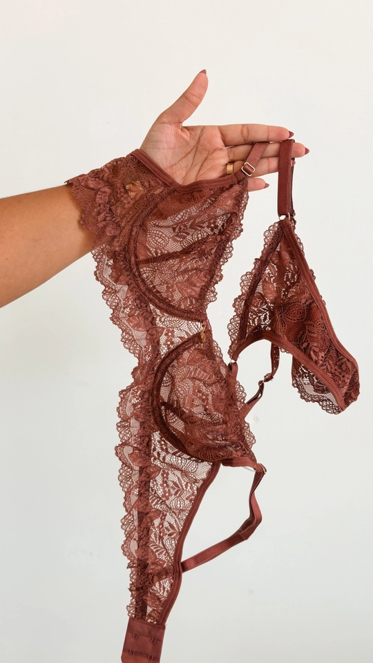 Lingerie Ravena - Marrom - imagem 1