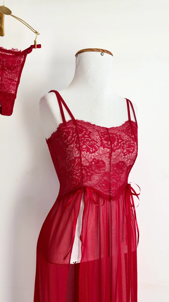Camisola Endless + Calcinha | Vermelho - imagem 2
