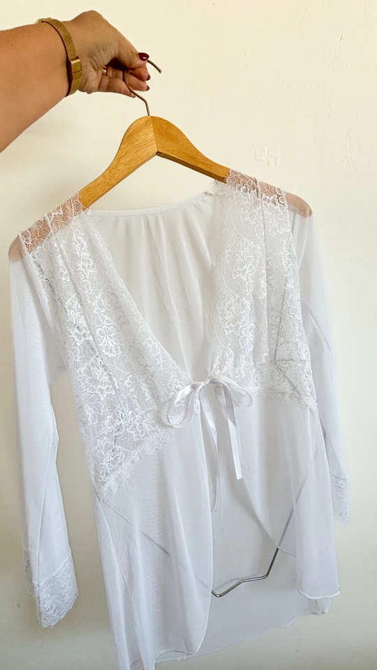 Robe Seduce Tule | Branco - imagem 3