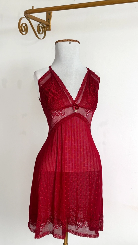 Camisola Charlotte Tule - Vermelho - imagem 1
