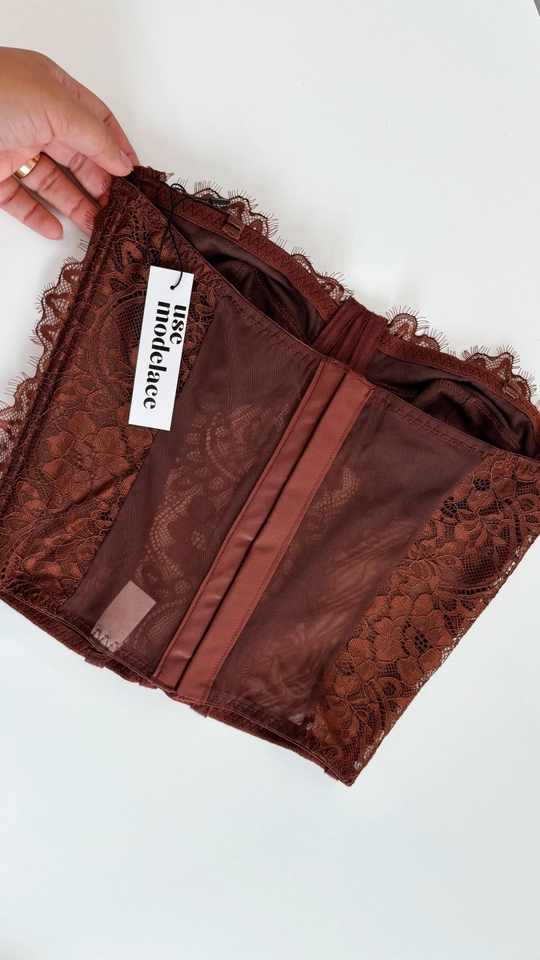 Corselet Capuccino + Calcinha | Marrom - imagem 3