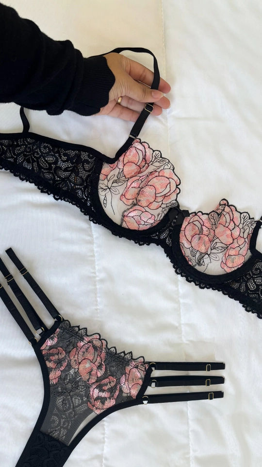 Lingerie Verona | Tule Bordado - imagem 2