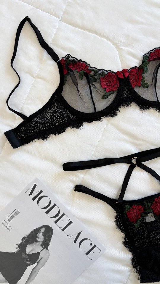 Lingerie Marseille  | Tule Bordado - imagem 3