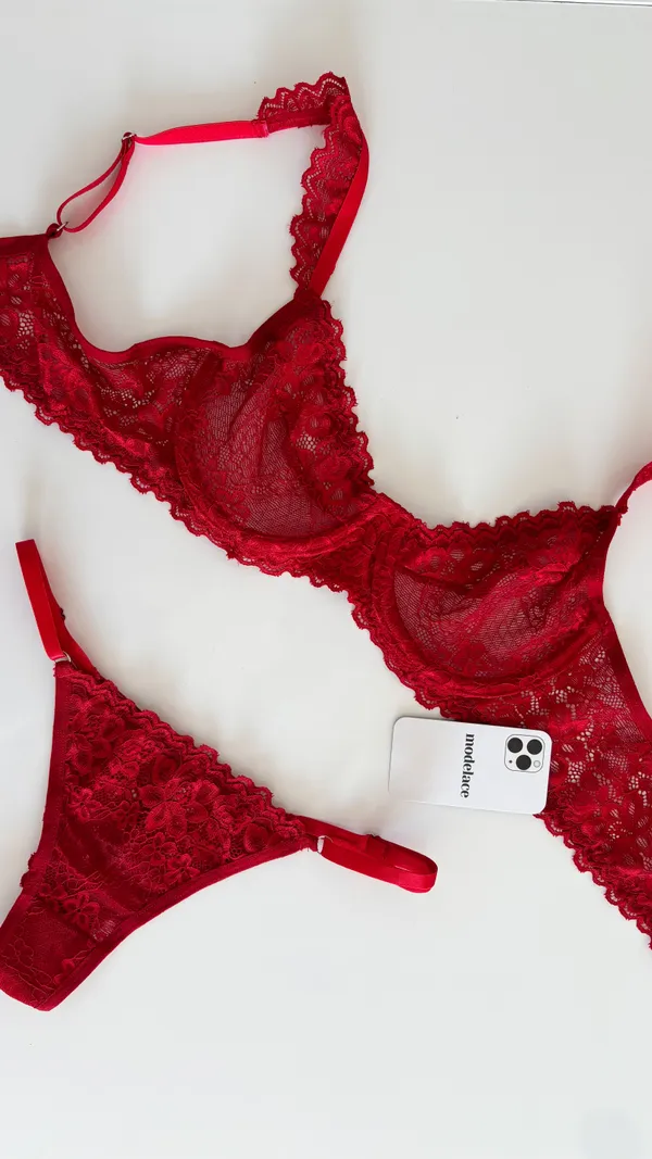 Lingerie Timeless | Vermelho - imagem 1